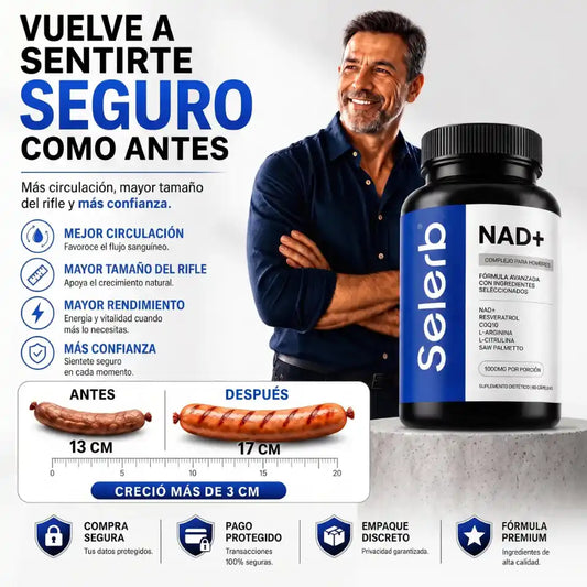 Selerb Nad+ Energía y vitalidad masculina