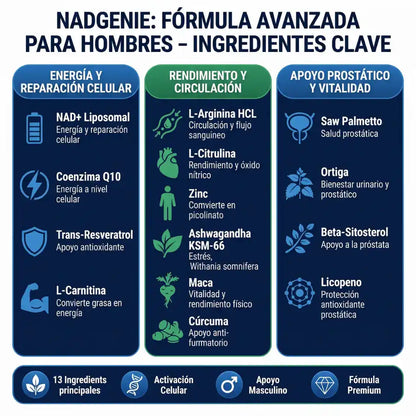 Selerb Nad+ Energía y vitalidad masculina