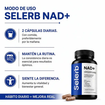 Selerb Nad+ Energía y vitalidad masculina
